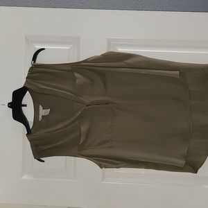 H&M Olive sleeveless blouse
